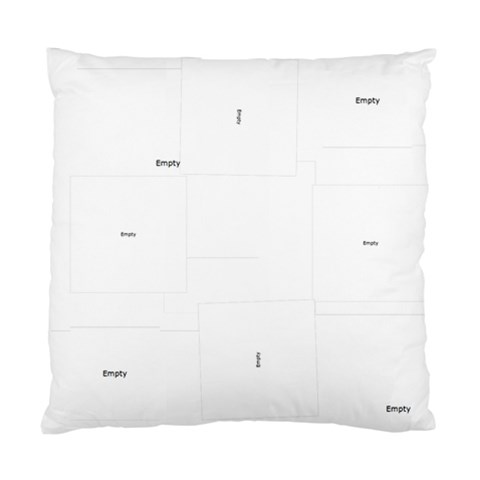 Midnight Snowstorm Cushion By Catvinnat Back