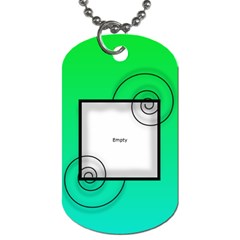 Swirl Tag - Dog Tag (Two Sides)