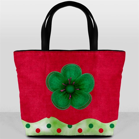 Merry And Bright Bucket Bag By Lisa Minor Back