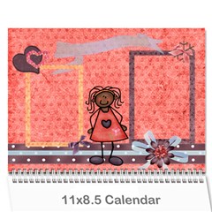Pretty Girl 2011 Calendar - Wall Calendar 11  x 8.5  (12-Months)