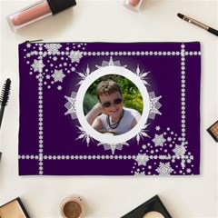 Ice cool dude purple snowflake Cosmetic bag - Cosmetic Bag (XL)
