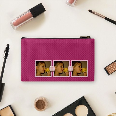 Awaken Her Small Cosmetic Bag By Lisa Minor Back