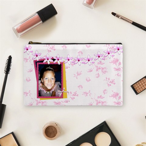 Awaken Her Medium Cosmetic Bag By Lisa Minor Front
