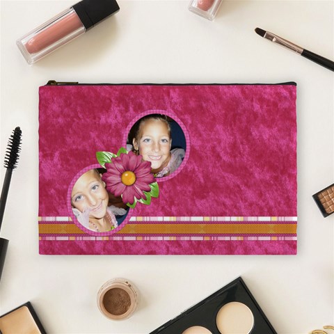 Awaken Her Large Cosmetic Bag By Lisa Minor Front