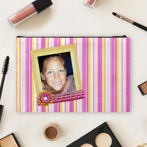 Awaken Her Large Cosmetic Bag By Lisa Minor Back