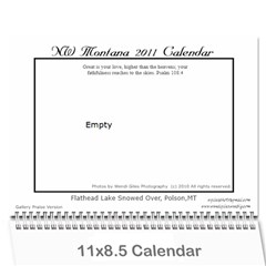 NW Montana 2011 Calendar (Gallery Praise Version) - Wall Calendar 11  x 8.5  (12-Months)