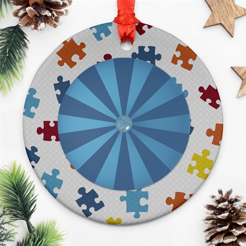 Silly Summer Fun 2 Sided Ornament 1 By Lisa Minor Back