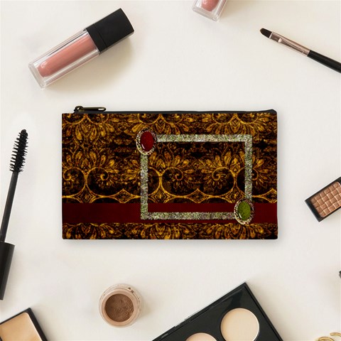 Arabian Spice Small Cosmetic Bag 1 By Lisa Minor Front