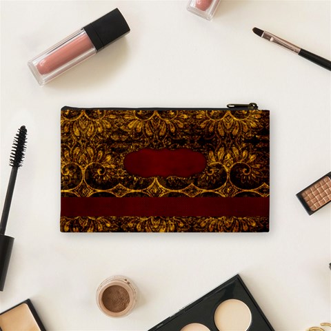 Arabian Spice Small Cosmetic Bag 1 By Lisa Minor Back