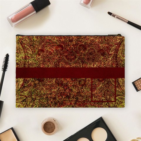 Arabian Spice Large Cosmetic Bag 1 By Lisa Minor Back