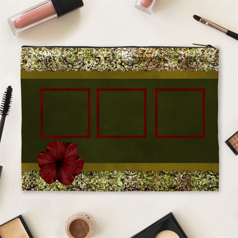 Arabian Spice Xl Cosmetic Bag 1 By Lisa Minor Back