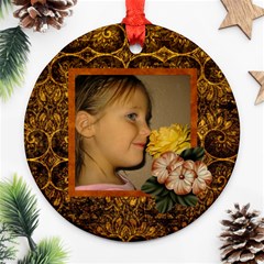 Arabian Spice 2 sided ornament 1 - Round Ornament (Two Sides) Arabian Spice 2 sided ornament 1 - Round Ornament (Two Sides)