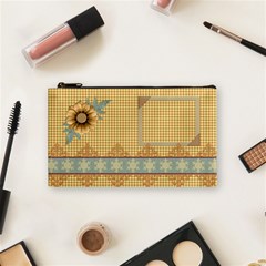 Quilted Small Cosmetic Bag - Cosmetic Bag (Small) Quilted Small Cosmetic Bag - Cosmetic Bag (Small)