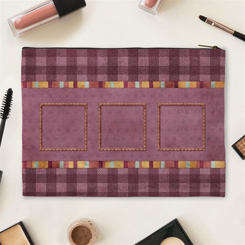 Quilted Xl Cosmetic Bag 1 By Lisa Minor Back