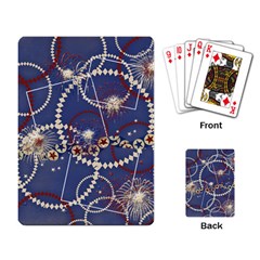 Red, White & Blue Fireworks- playing cards - Playing Cards Single Design (Rectangle) Red, White & Blue Fireworks- playing cards - Playing Cards Single Design (Rectangle)