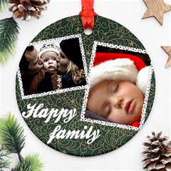 Happy family - Ornament - Ornament (Round)