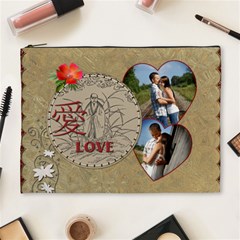 Beautiful Love XL Cosmetic Bag - Cosmetic Bag (XL)