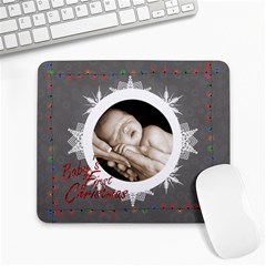 Baby s first Christmas mouse mat - Large Mousepad Baby s first Christmas mouse mat - Large Mousepad
