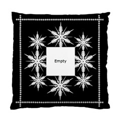 snowflake cushion midnight snowstorm - Standard Cushion Case (Two Sides)