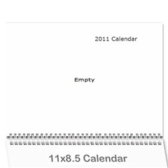 2011 calendar - Wall Calendar 11  x 8.5  (12-Months)