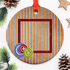 Aatb 2 sided ornament 1 - Round Ornament (Two Sides) Aatb 2 sided ornament 1 - Round Ornament (Two Sides)