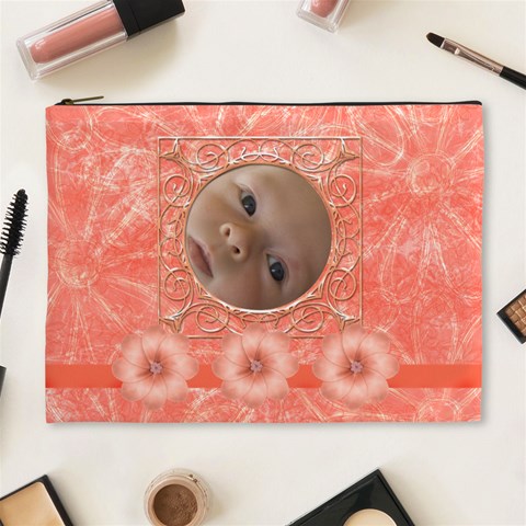 Mandarins Xl Cosmetic Case By Joan T Front