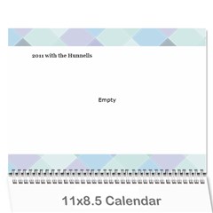 2011 Hunnell Calendar - Wall Calendar 11  x 8.5  (12-Months)