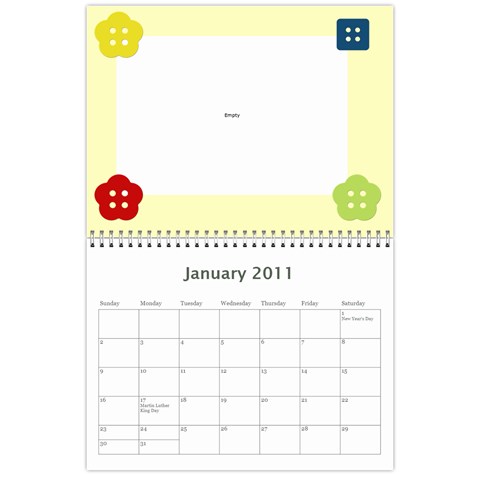 Kalendar By Radoslava Jan 2011