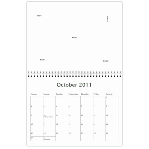 Kalendar By Radoslava Oct 2011