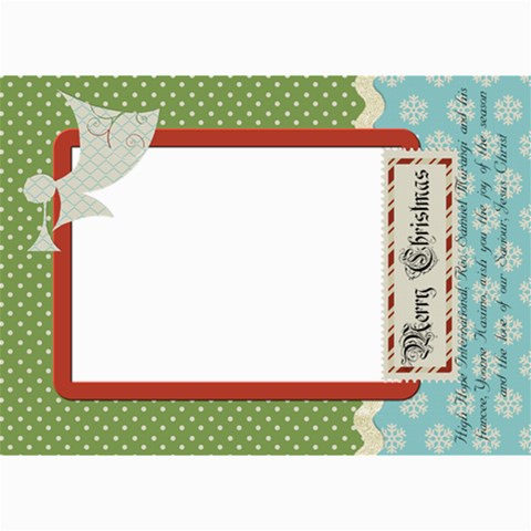 Hhichristmas By Nicole 7 x5  Photo Card - 7