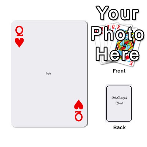 Queen Gaming Deck By Gregor Skeldon Front - HeartQ
