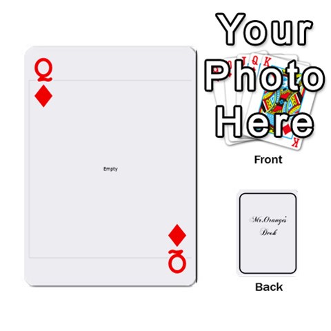 Queen Gaming Deck By Gregor Skeldon Front - DiamondQ