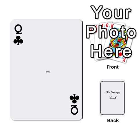 Queen Gaming Deck By Gregor Skeldon Front - ClubQ