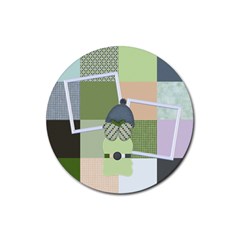 Blustery Day Round Coaster Set 1 - Rubber Round Coaster (4 pack) Blustery Day Round Coaster Set 1 - Rubber Round Coaster (4 pack)
