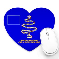 Merry Christmas - Heart Mousepad