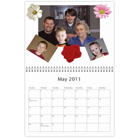 Calendar 2011 By Danny Caulder May 2011