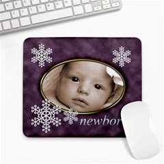 newborn baby mouse mat - Large Mousepad