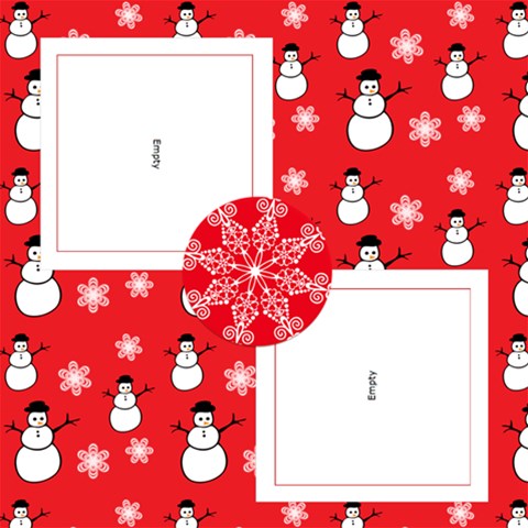2 Snowman Scrapbook Pages By Ivelyn 12 x12  Scrapbook Page - 2