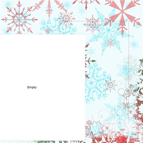 1 Of 2 Snowflake Scrapbook Page By Ivelyn 12 x12  Scrapbook Page - 1