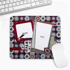 my boy all star mousepad - Large Mousepad