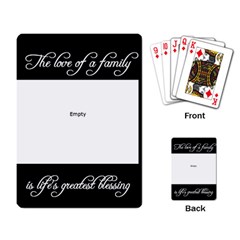 Life s Greatest Blessing Layout - Playing Cards Single Design (Rectangle)