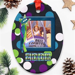 A Space Story 1 Sided oval ornament 1 - Ornament (Oval) A Space Story 1 Sided oval ornament 1 - Ornament (Oval)