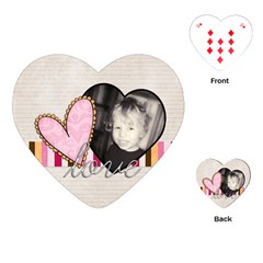 Love Valentine Heart Playing Cards
