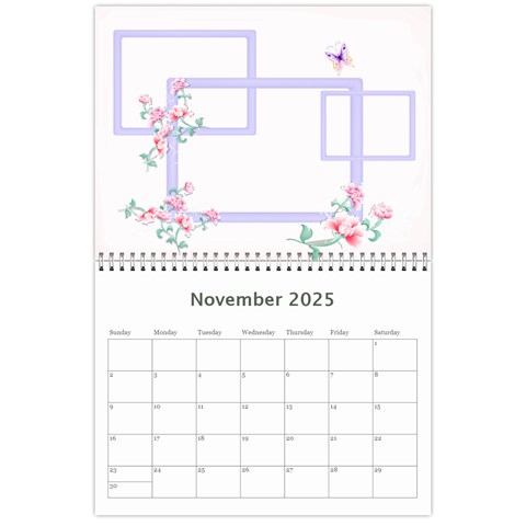 Flower Calendar By Wood Johnson Nov 2025
