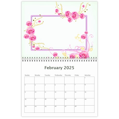 Flower Calendar By Wood Johnson Feb 2025