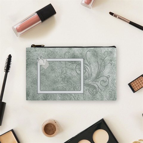 Winters Blessing Small Cosmetic Bag 1 By Lisa Minor Front