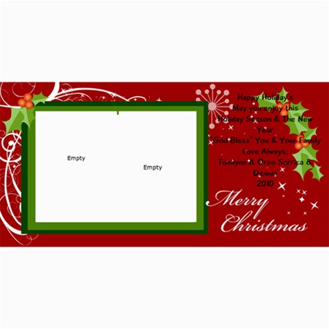 Xmas Card By Tonilynn 8 x4  Photo Card - 3