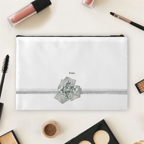 Winters Blessing Large Cosmetic Bag 1 By Lisa Minor Back