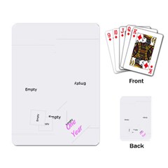 Single Design Playing Cards - Playing Cards Single Design (Rectangle) Single Design Playing Cards - Playing Cards Single Design (Rectangle)
