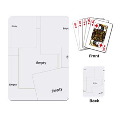 gray lights w/snowflakes playing cards - Playing Cards Single Design (Rectangle) gray lights w/snowflakes playing cards - Playing Cards Single Design (Rectangle)